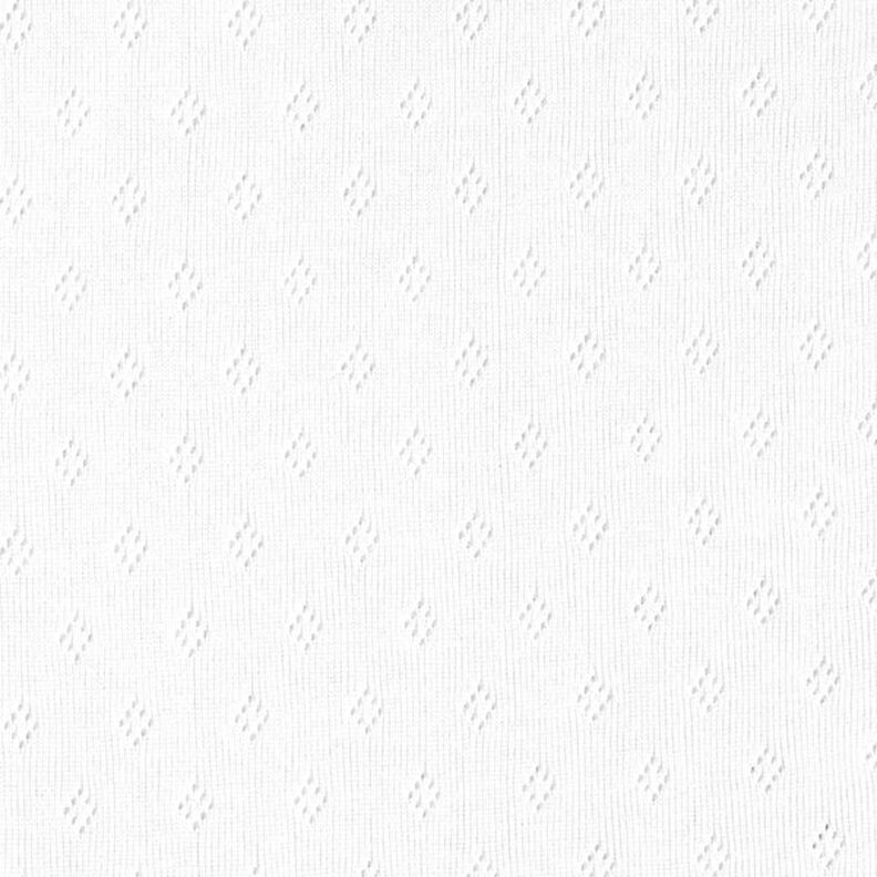 Jersey malha fina com padrão perfurado – branco,  image number 1