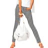 Stretch para calças Xadrez Vichy – preto/branco,  thumbnail number 5