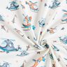 Jersey de algodão Helicóptero e dragão Impressão Digital – marfim/turquesa claro,  thumbnail number 3