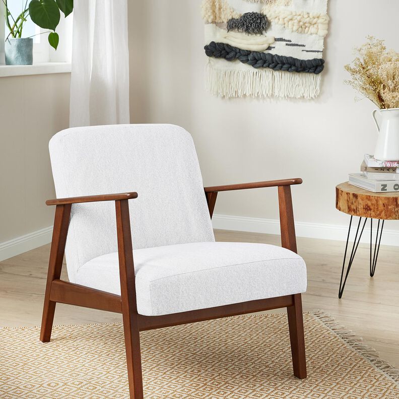 Tecido para estofos Imitação de pele de carneiro – branco,  image number 6