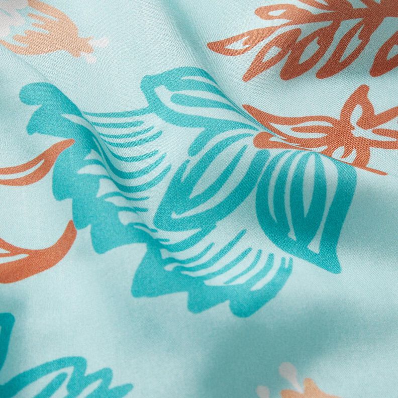 Viscose Voile Flores Tiffany – turquesa claro,  image number 6