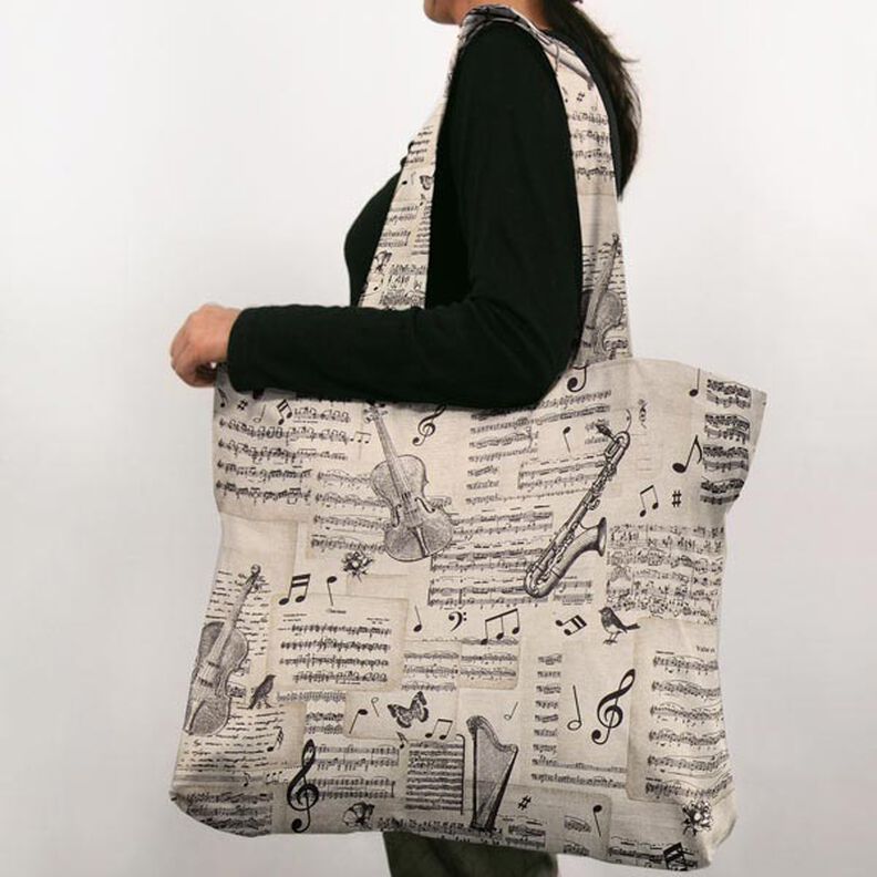 Meio linho Panamá Partituras – natural,  image number 7