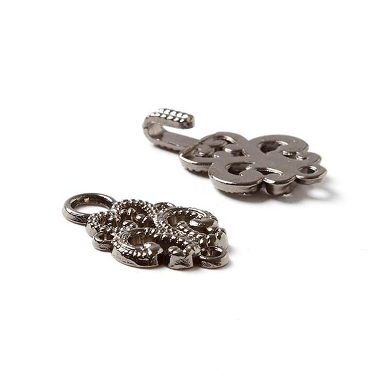 Fecho Ornamento 3 - prata antiga metálica velho metálica,  image number 3