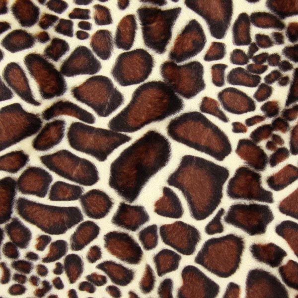 Imitação de pele girafa – castanho,  image number 1