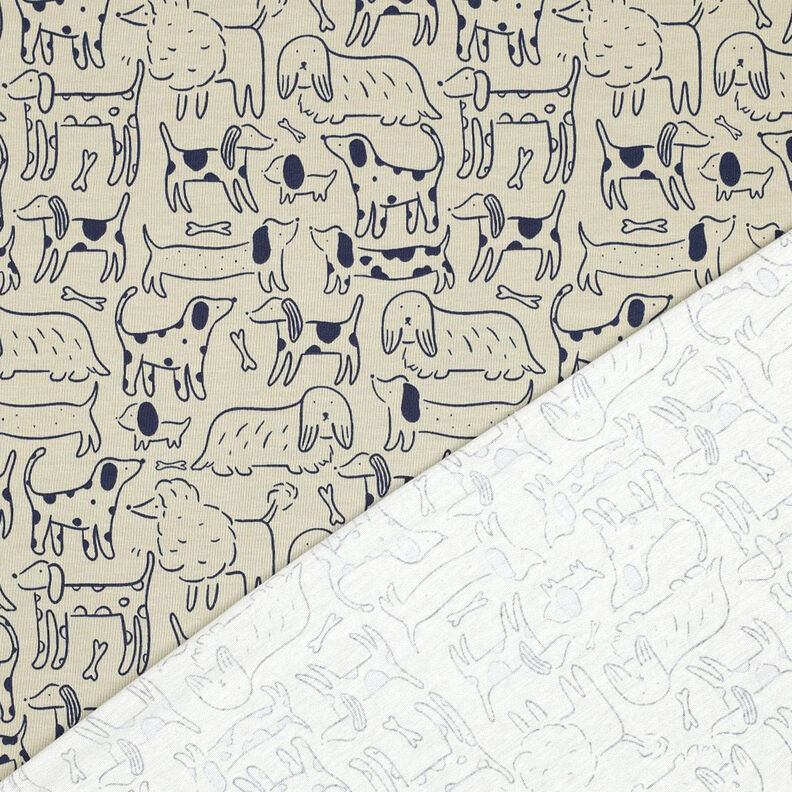 Jersey de algod&atilde;o C&atilde;es | by Poppy &ndash; an&eacute;mona/azul-marinho,  image number 4