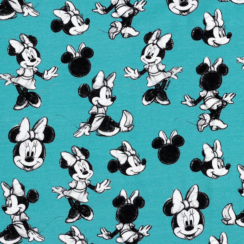 Jersey de algodão Minnie | Disney – azul claro,  image number 1