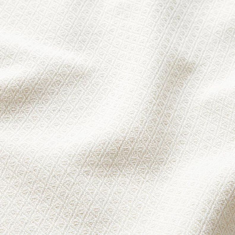 Tecido para decoração Jacquard Pequenos losangos – branco sujo,  image number 2