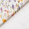 Tecido para decoração Sarja de algodão Flores silvestres – marfim/roxo,  thumbnail number 4