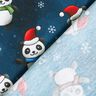 Jersey de algodão Panda em espírito natalino | Glitzerpüppi – azul-noite/cor de malagueta,  thumbnail number 4
