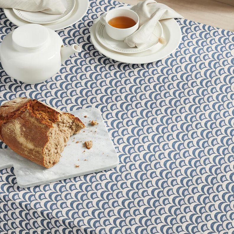 Tecido de algod&atilde;o Popelina Arcos elegantes &ndash; cinza claro/taupe claro,  image number 7