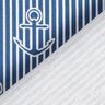 Tecido para decoração Meio linho Panamá Âncora – azul-oceano/branco,  thumbnail number 4
