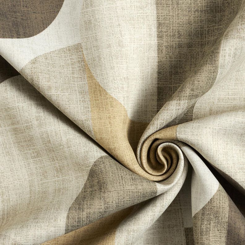 Tecido para efeito de escurecimento Arcos abstratos – caqui/taupe claro,  image number 3