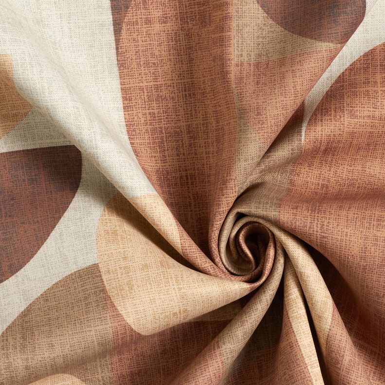 Tecido para efeito de escurecimento Arcos abstratos – canela/cobre,  image number 3