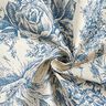 Tecido para decoração Lona Toile de Jouy 280 cm – azul,  thumbnail number 3