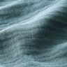 GOTS Musselina de algodão de três camadas – azul petróleo,  thumbnail number 3