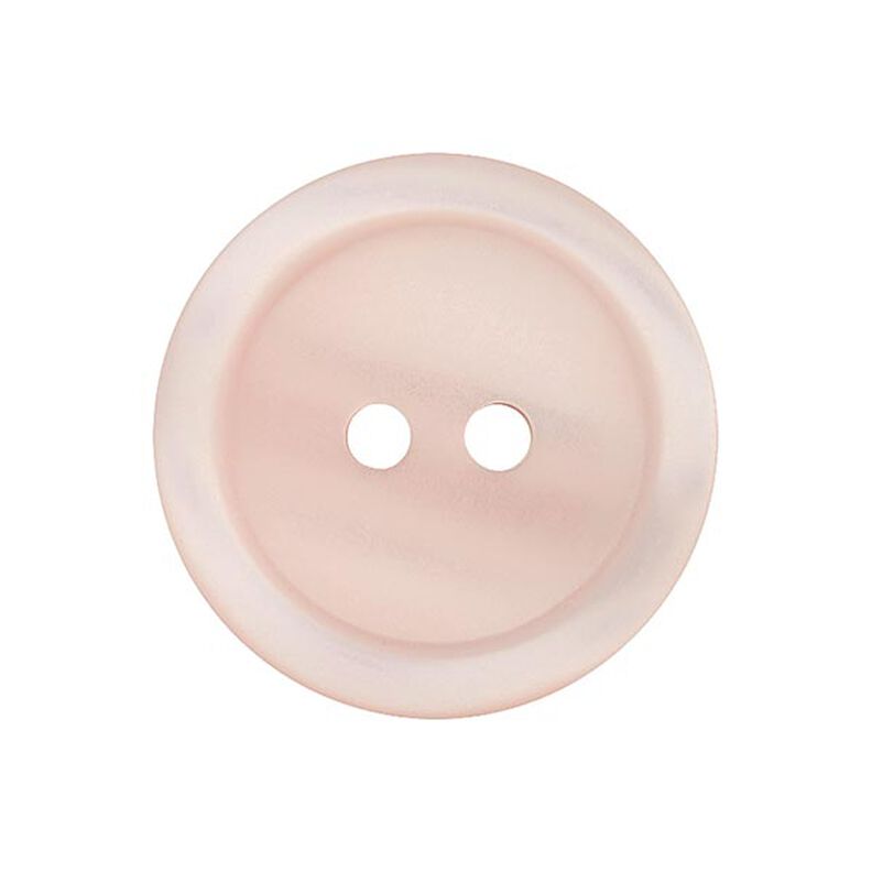 Botão de plástico 2 furos Basic - rosé,  image number 1