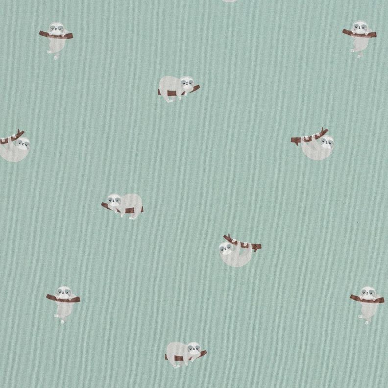 Jersey de algodão Preguiças – menta clara,  image number 1