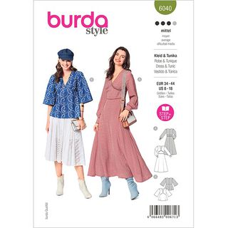Sukienka / Bluzka, Burda 6040 | 34 - 44, 