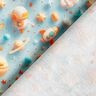 Popelina de algodão Espaço Impressão Digital – azul claro,  thumbnail number 4
