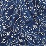Viscose Voile Batik Ramos com folhas – índigo/branco,  thumbnail number 4