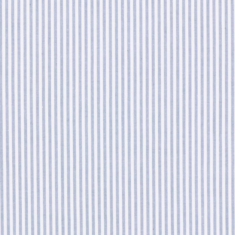Popelina de algodão Riscas, com fio tingido – azul ganga/branco,  image number 1