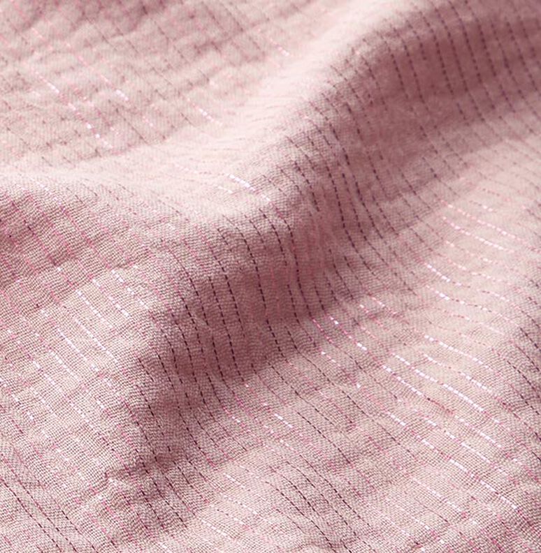 Musselina de algodão com riscas cintilantes – rosa,  image number 3