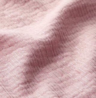 Musselina de algodão com riscas cintilantes – rosa, 