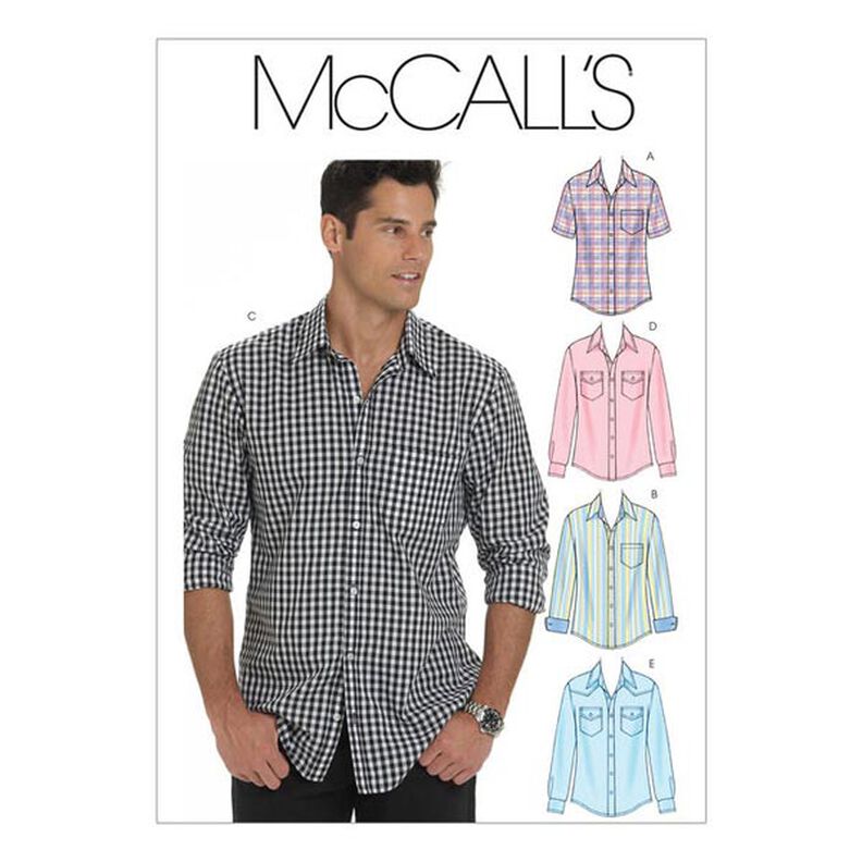 Camisa de homem, McCalls 6044 | 34 - 44 | 46 - 56,  image number 1