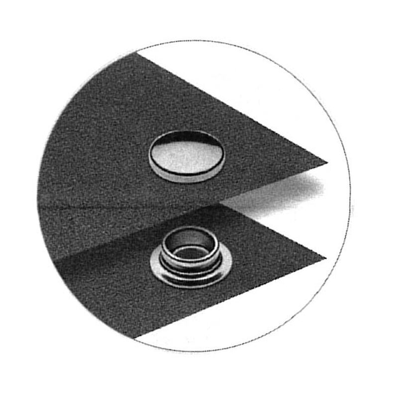 Botões de pressão Desporto & Campismo [Ø 15 mm] - prateado metálica| Prym,  image number 4