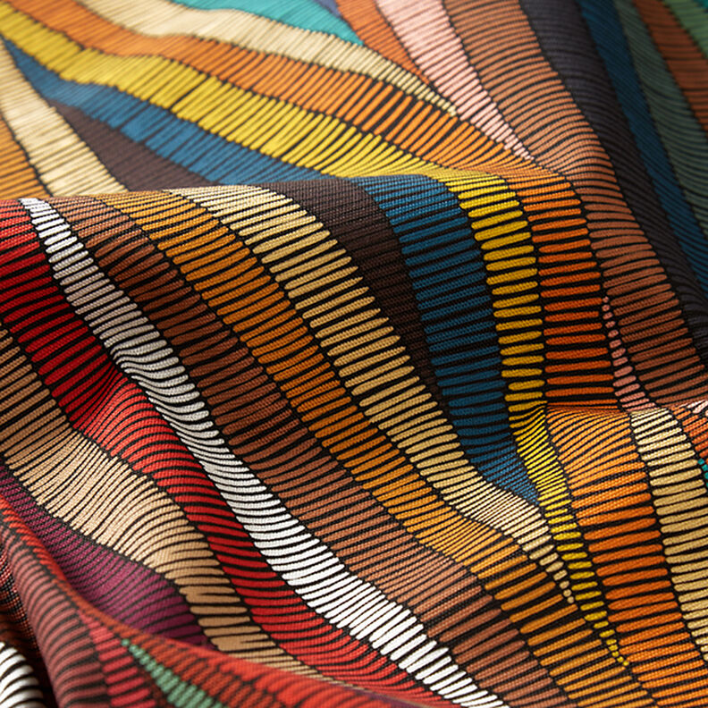 Tecido para exteriores Lona &Eacute;tnico &ndash; laranja,  image number 2