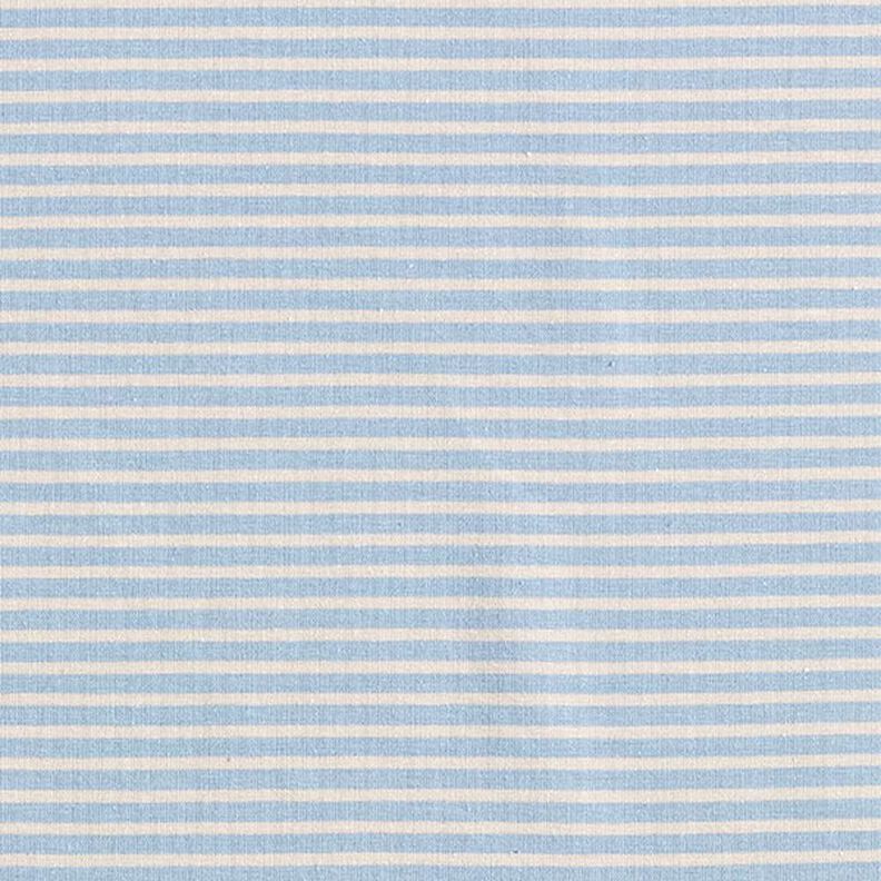 Jersey de algodão Riscas estreitas – caju/azul claro,  image number 1