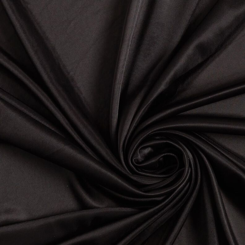 Forro de malha Charmeuse Liso – preto,  image number 1