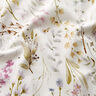 Jersey de viscose Flores e folhas delicadas – marfim,  thumbnail number 2