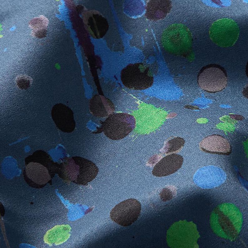 Softshell Manchas borratadas Impressão Digital – azul ganga/verde grama,  image number 3