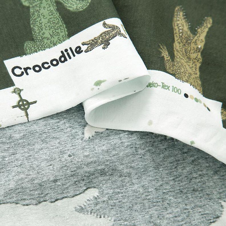 Jersey de algodão Crocodilos – pinheiro escuro,  image number 3