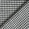 Tecido para sobretudos Mistura de lã Pied-de-poule brilhante – preto/branco sujo,  thumbnail number 4