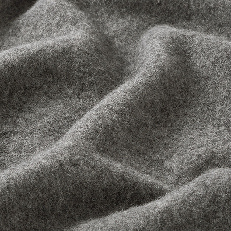 GOTS Tecido polar de lã merino Lã Bio Criação biológica de animais controlada | Albstoffe – cinzento,  image number 3