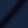 GOTS Musselina de algodão de três camadas – azul-noite,  thumbnail number 5