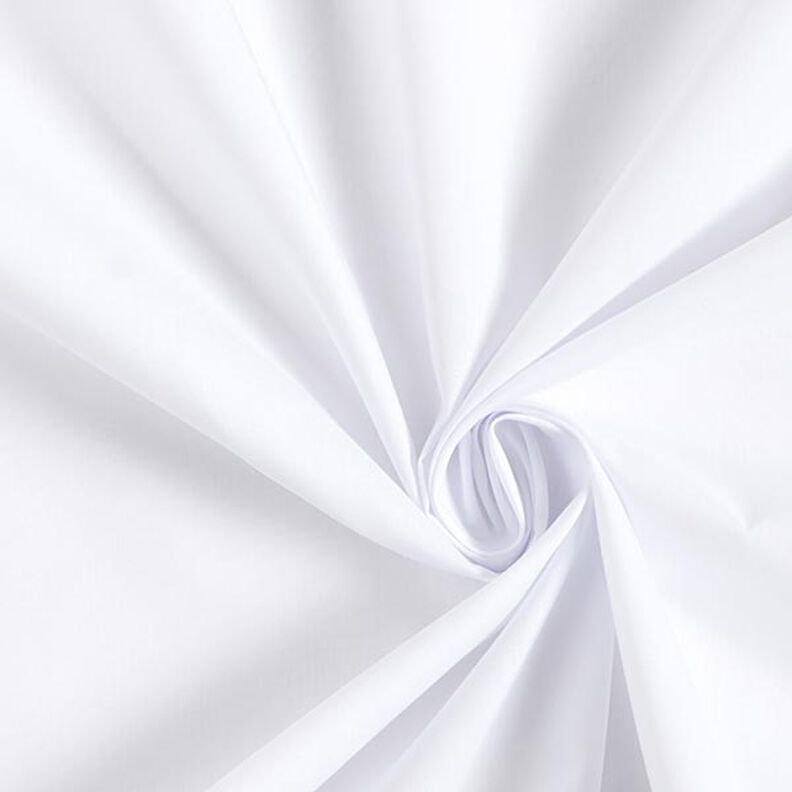 Mistura de poliéster e algodão, fácil de cuidar – branco,  image number 1
