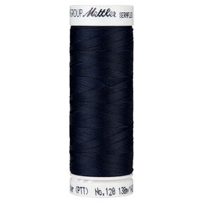 Linha de coser Seraflex para costuras elásticas (0821) | 130 m | Mettler – azul-noite, 