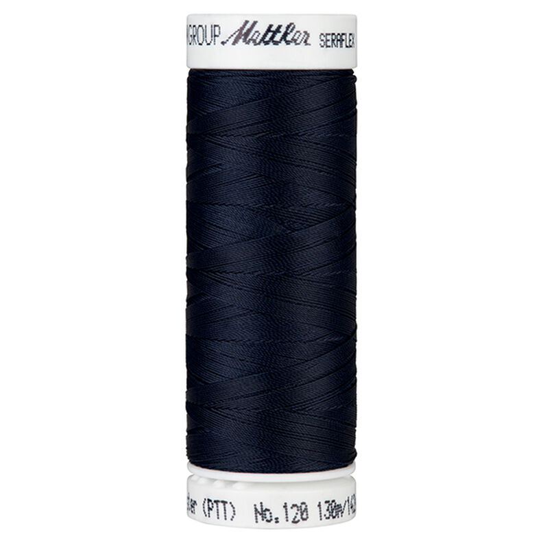 Linha de coser Seraflex para costuras elásticas (0821) | 130 m | Mettler – azul-noite,  image number 1