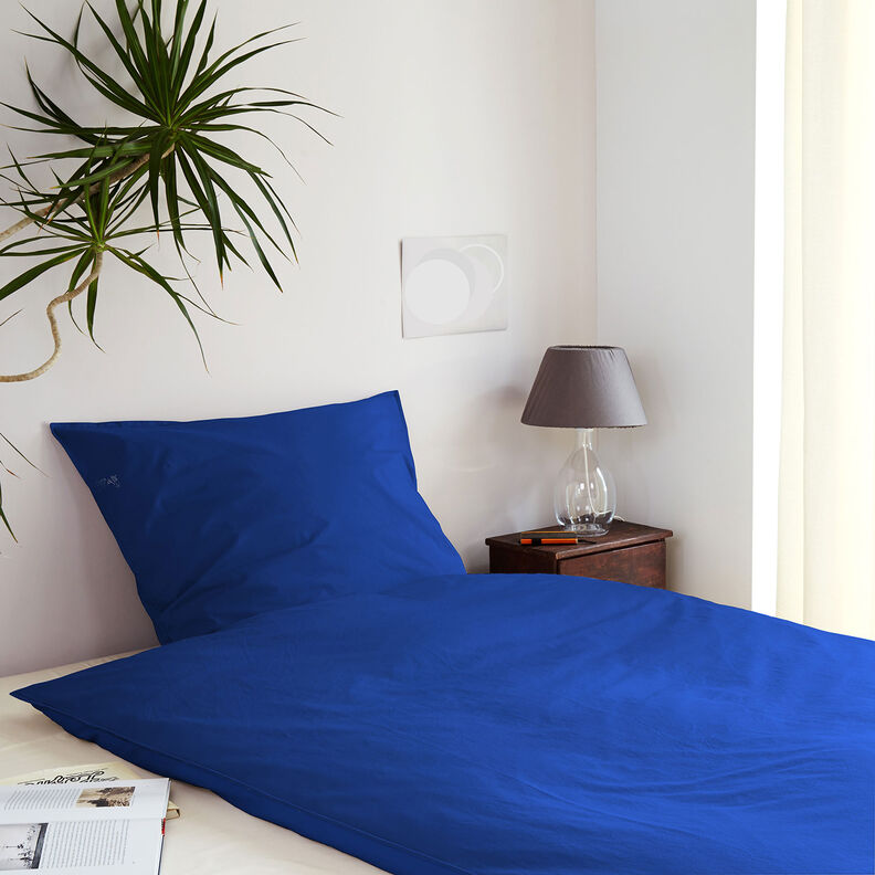 Tecido de algodão Cretone Liso – azul real,  image number 6