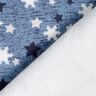 Sweatshirt cardada Flocos de neve e estrelas Impressão Digital – cinza claro,  thumbnail number 5