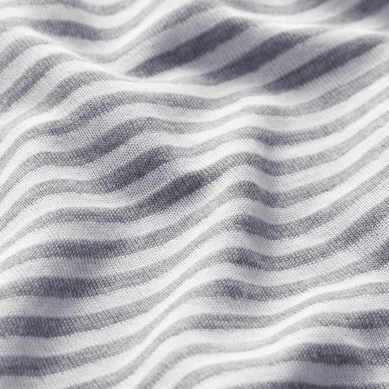 Jersey de dupla face com riscas lisas – branco/cinzento,  image number 2