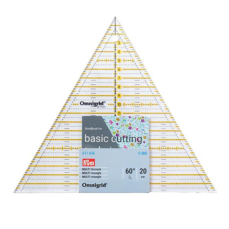 Régua de patchwork 60° Triângulo Multi [ Medidas:  20 cm  ] | Prym,  image number 2