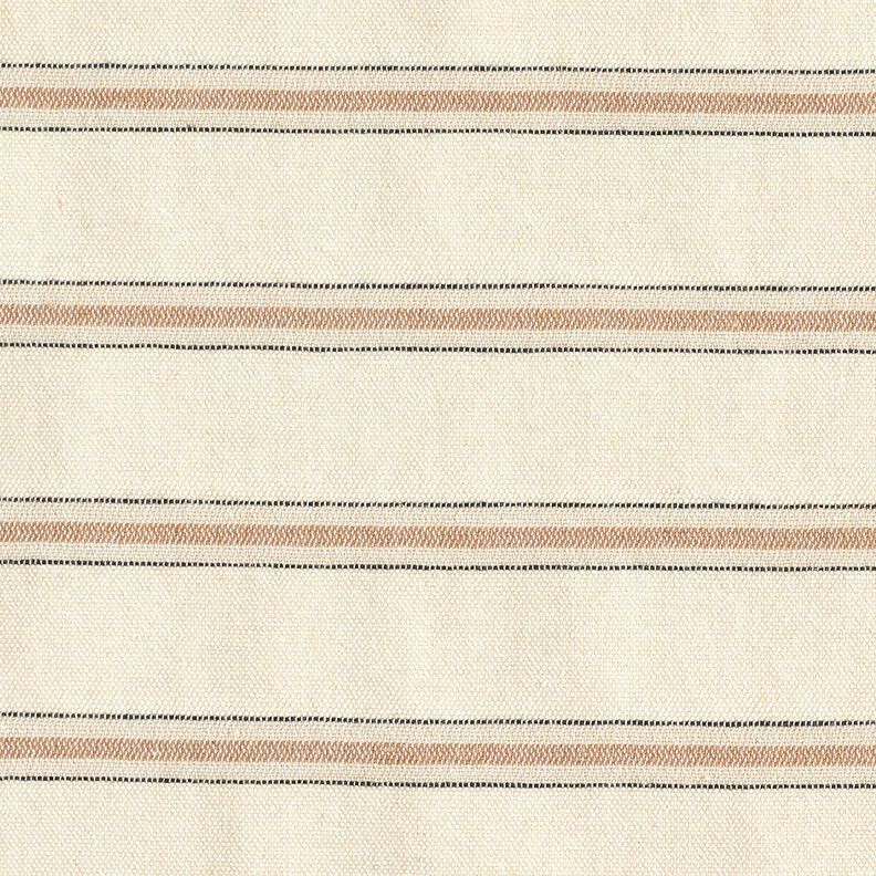 Tecido para camisas Mistura de algodão Riscas de giz – bege/duna,  image number 1