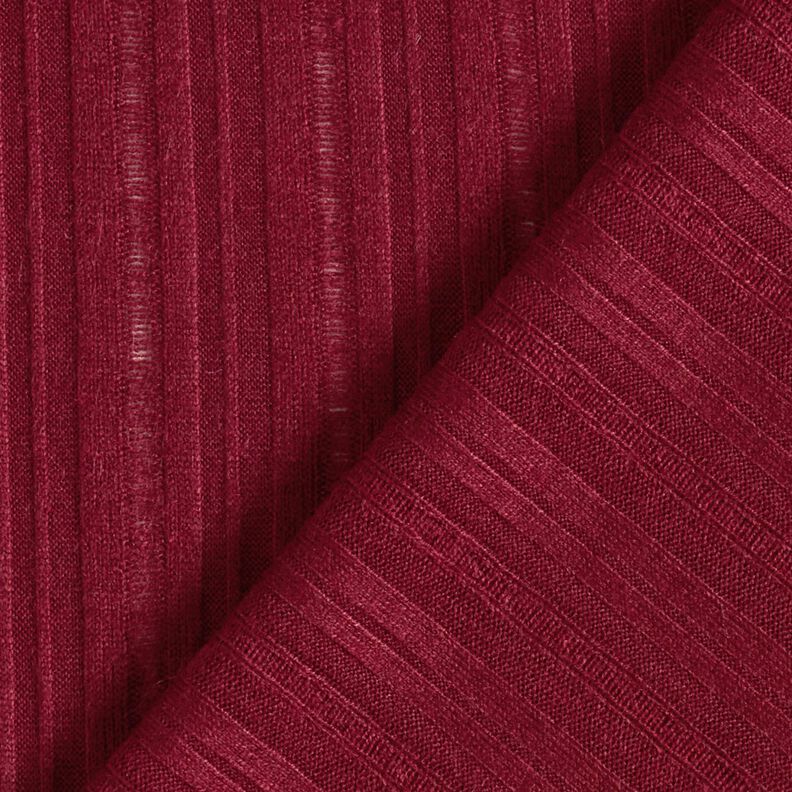 Malha canelada lisa – bordô,  image number 5
