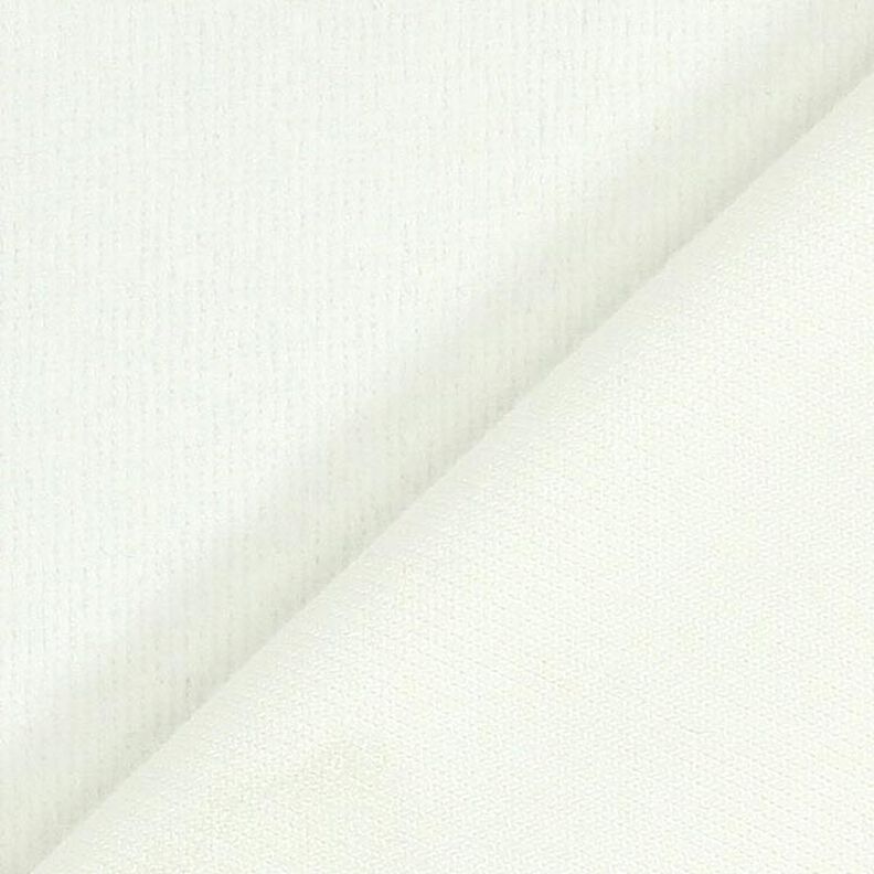 Tecido aveludado Nicki Liso – branco sujo,  image number 3