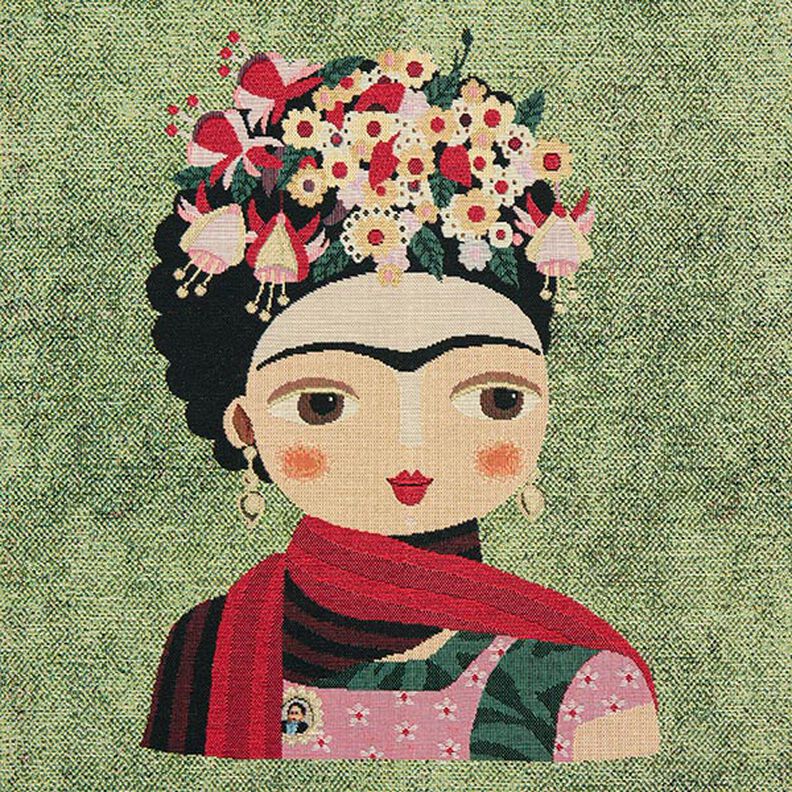 Barra Gobelina Artista – verde/vermelho,  image number 1