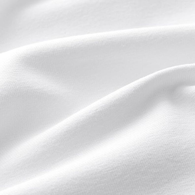 Jersey de algodão médio liso – branco,  image number 4